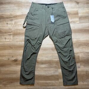 G-Star RAW Cargo Pants Men 28x30 Green 3D Regular Tapered Ripstop Military NEW